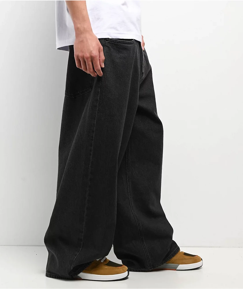 Empyre Deck Ultra Wide Charcoal Skate Jeans