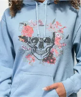 Empyre Decomposed Skull Blue Hoodie