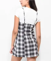 Empyre Dia Black & White Plaid Mini Dress