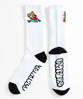 Empyre Dodge White Crew Socks