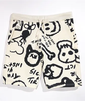 Empyre Dogs Dinner Natural Sweat Shorts