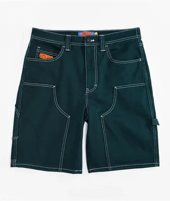 Empyre Double Knee Green Skate Shorts
