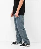 Empyre Double Knee Medium Blue Skate Jeans