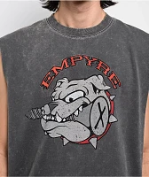 Empyre Drill Bit Grey Wash Tank Top