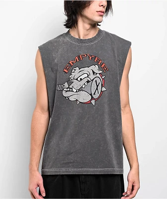 Empyre Drill Bit Grey Wash Tank Top