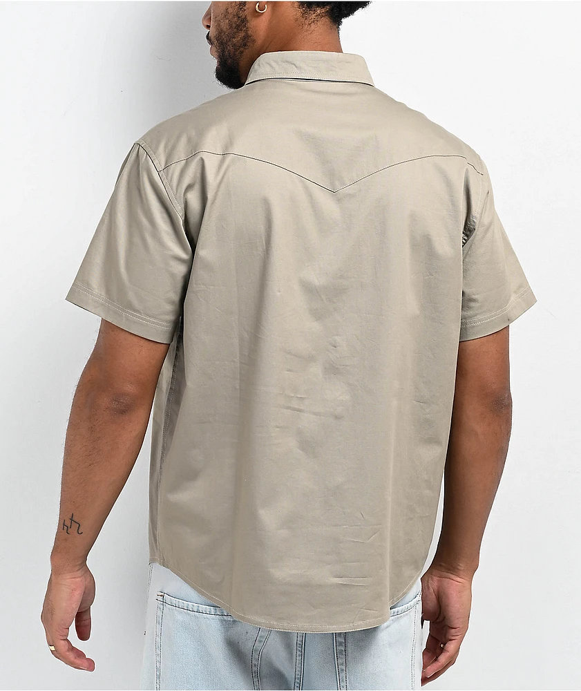 Empyre Drover Beige Short Sleeve Shirt