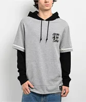 Empyre Dug Out Black & Grey 2fer Hoodie