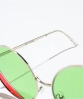 Empyre Duo Green & Orange Sunglasses