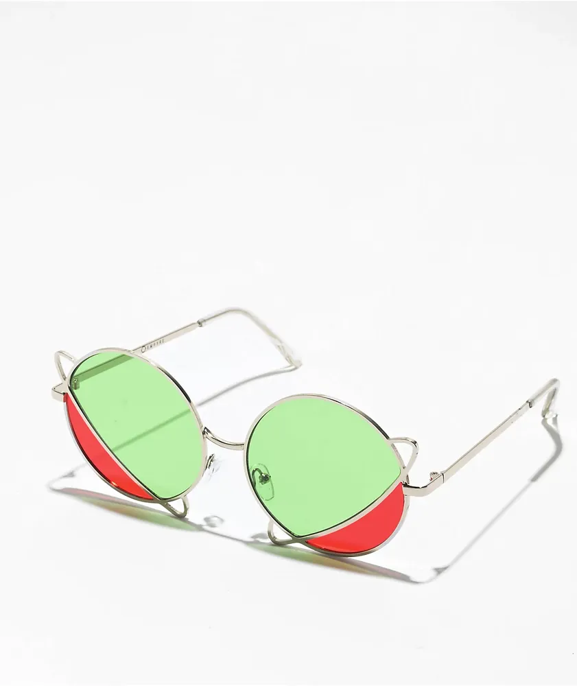 Empyre Duo Green & Orange Sunglasses