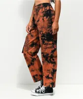 Empyre Echo Orange & Black Cargo Pants