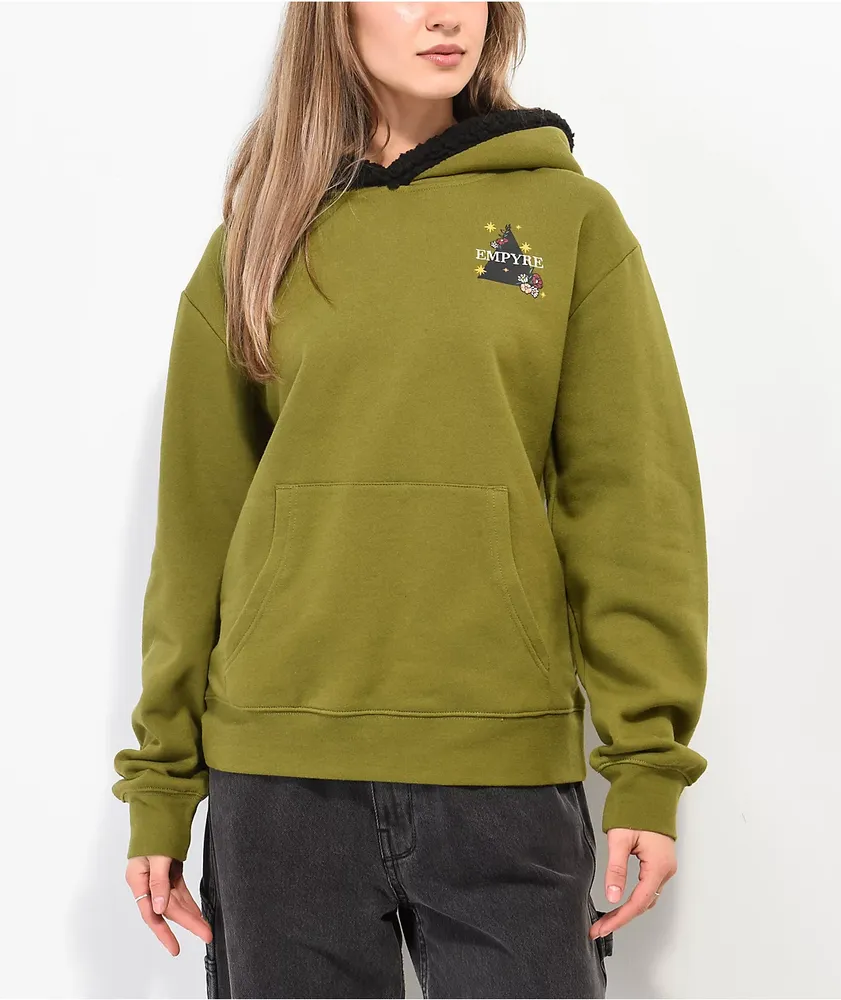 Empyre Elena Snake Green Hoodie