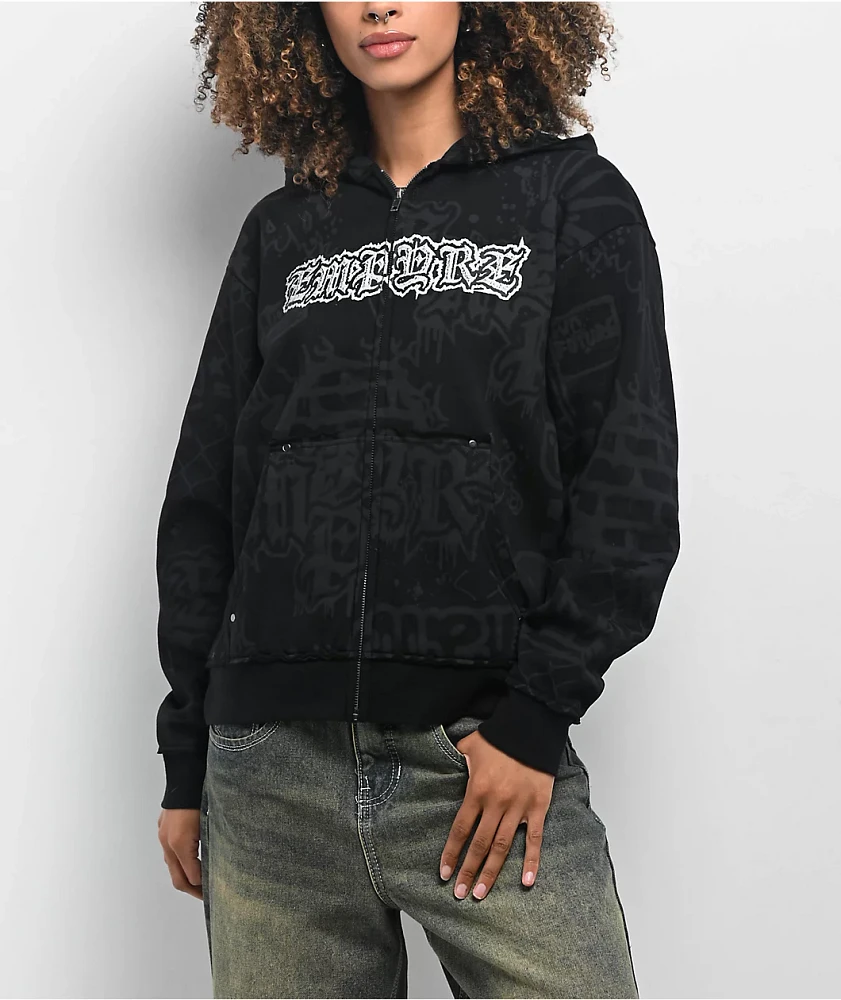 Empyre Ellio Black Zip Hoodie
