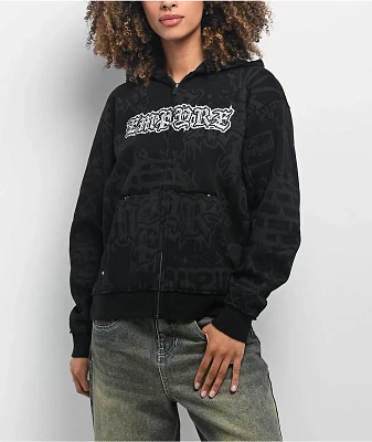 Empyre Ellio Black Zip Hoodie