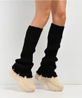 Empyre Euna Distressed Black Leg Warmers