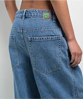 Empyre Extent Billie Low Rise Wide Leg Denim Jeans