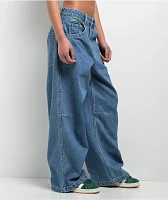 Empyre Extent Billie Low Rise Wide Leg Denim Jeans