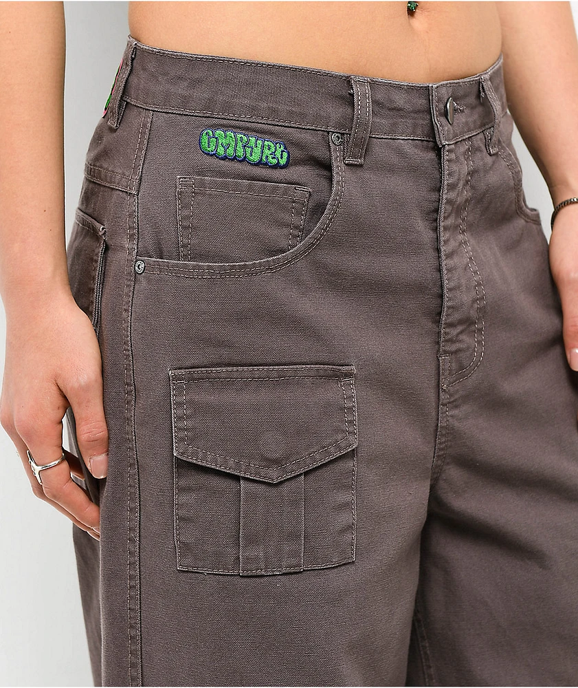 Empyre Extent Taupe Wide Leg Relaxed Cargo Jeans