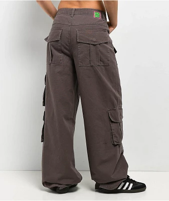 Empyre Extent Taupe Wide Leg Relaxed Cargo Jeans