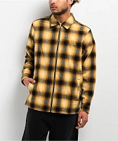 Empyre Fader Yellow Zip Long Sleeve Shirt