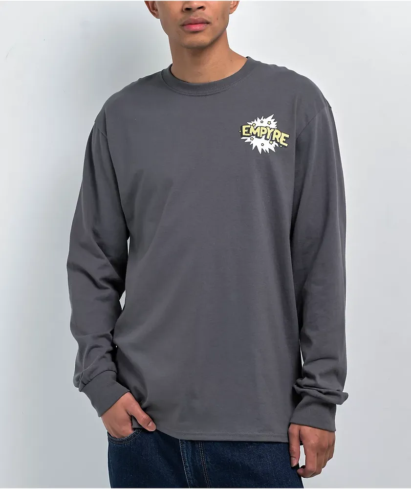 Empyre Fight Cloud Charcoal Long Sleeve T-Shirt