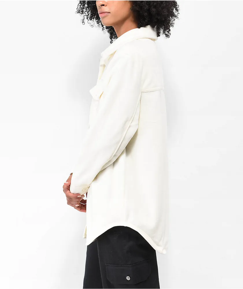 Empyre Finley Cream Fleece Jacket