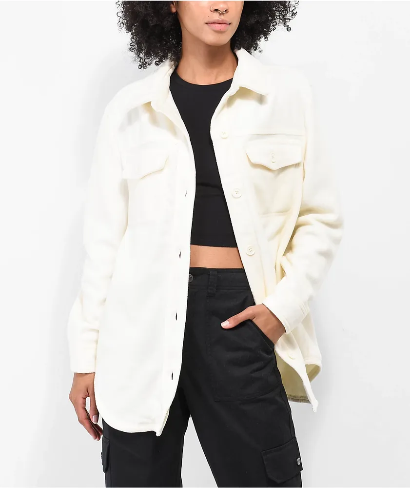 Empyre Finley Cream Fleece Jacket