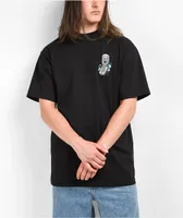 Empyre Flip Phone Embroidered Black T-shirt