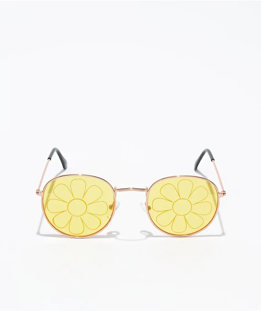 Empyre Flora Yellow Sunglasses