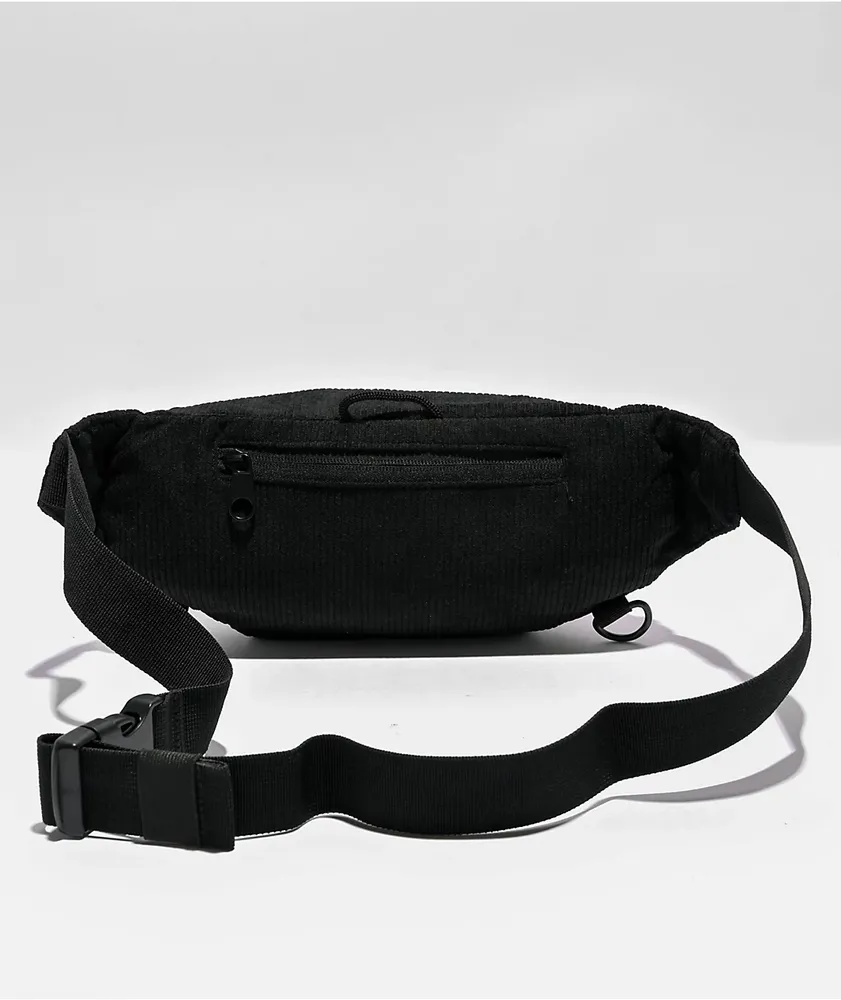 Empyre Flow Packer Embroidered Black Corduroy Fanny Pack