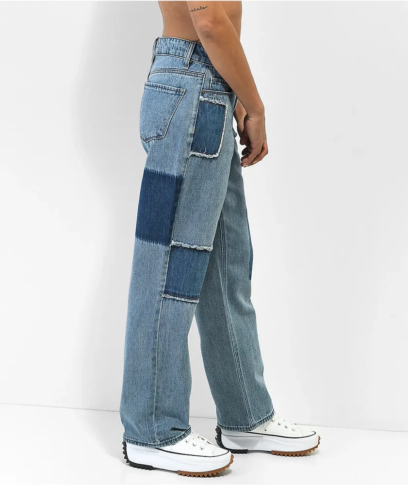 Empyre Frankie Patched Dad Jeans