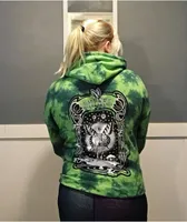 Empyre Fredia Butterfly Window Green Tie Dye Hoodie