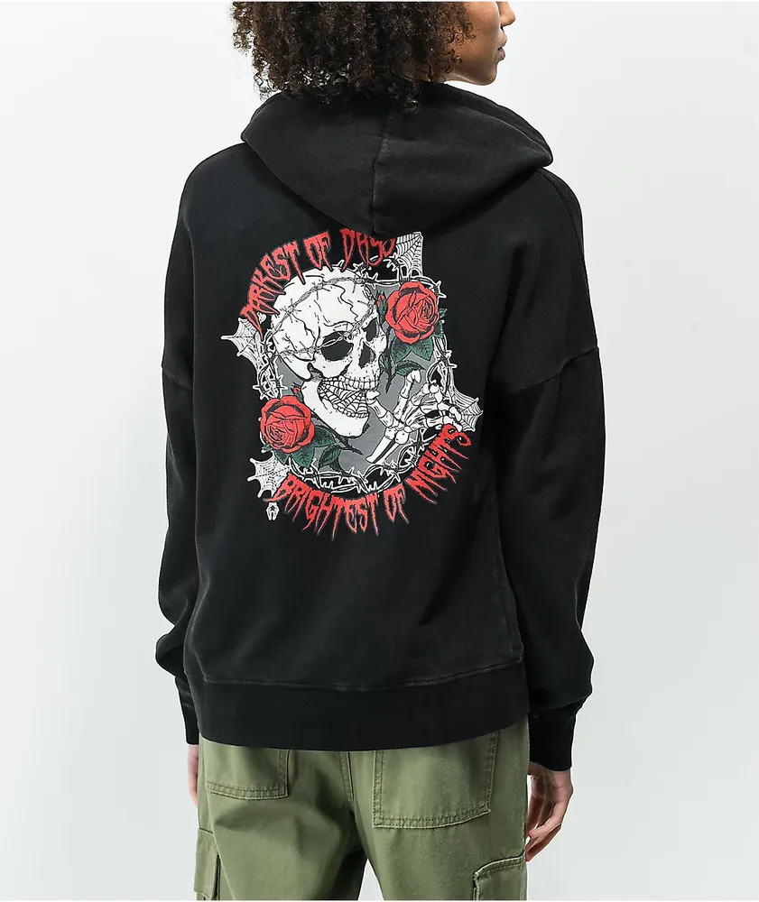 Empyre Fredia Embroidered Tan Tie Dye Hoodie