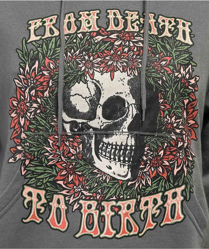 Empyre Fredia Death To Birth Grey Hoodie