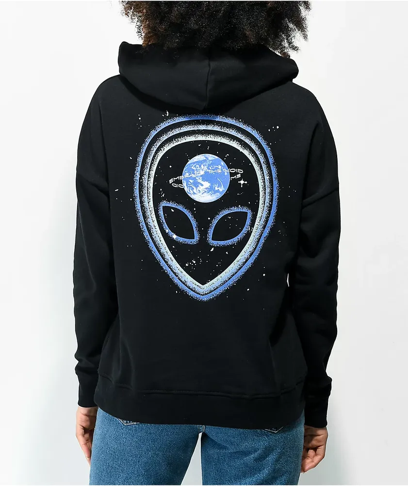 Empyre Fredia Glow Alien Black Hoodie