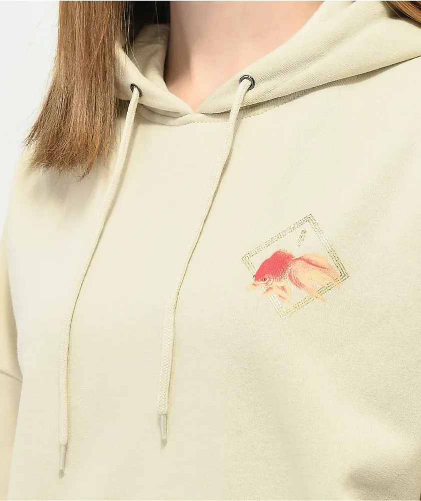 Empyre Fredia Koi Fish Natural Hoodie