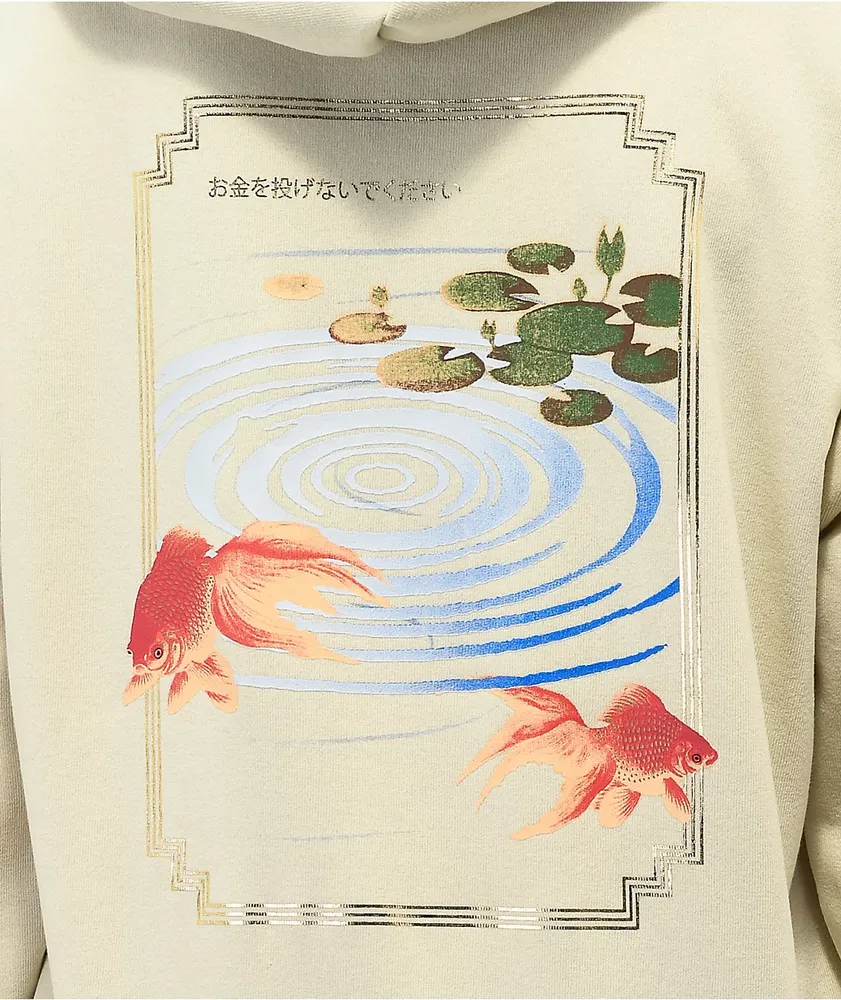 Empyre Fredia Koi Fish Natural Hoodie