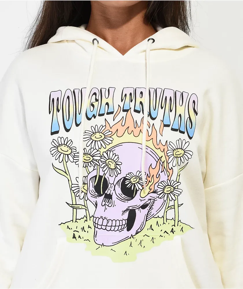 Empyre Fredia Tough Truths Cream Hoodie