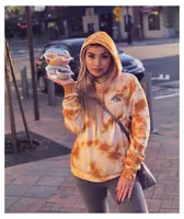 Empyre Fredia Trip Orange Tie Dye Hoodie