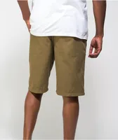 Empyre Furtive Dark Khaki Chino Shorts