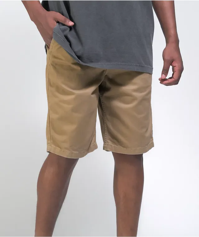 Empyre Furtive Dark Khaki Chino Shorts