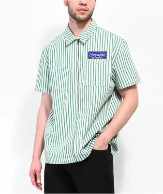 Empyre Glen Green Stripe Short Sleeve Shirt