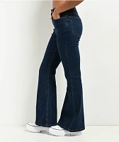 Empyre Glimmer Mr. Evening Dark Blue Wash Flare Jeans