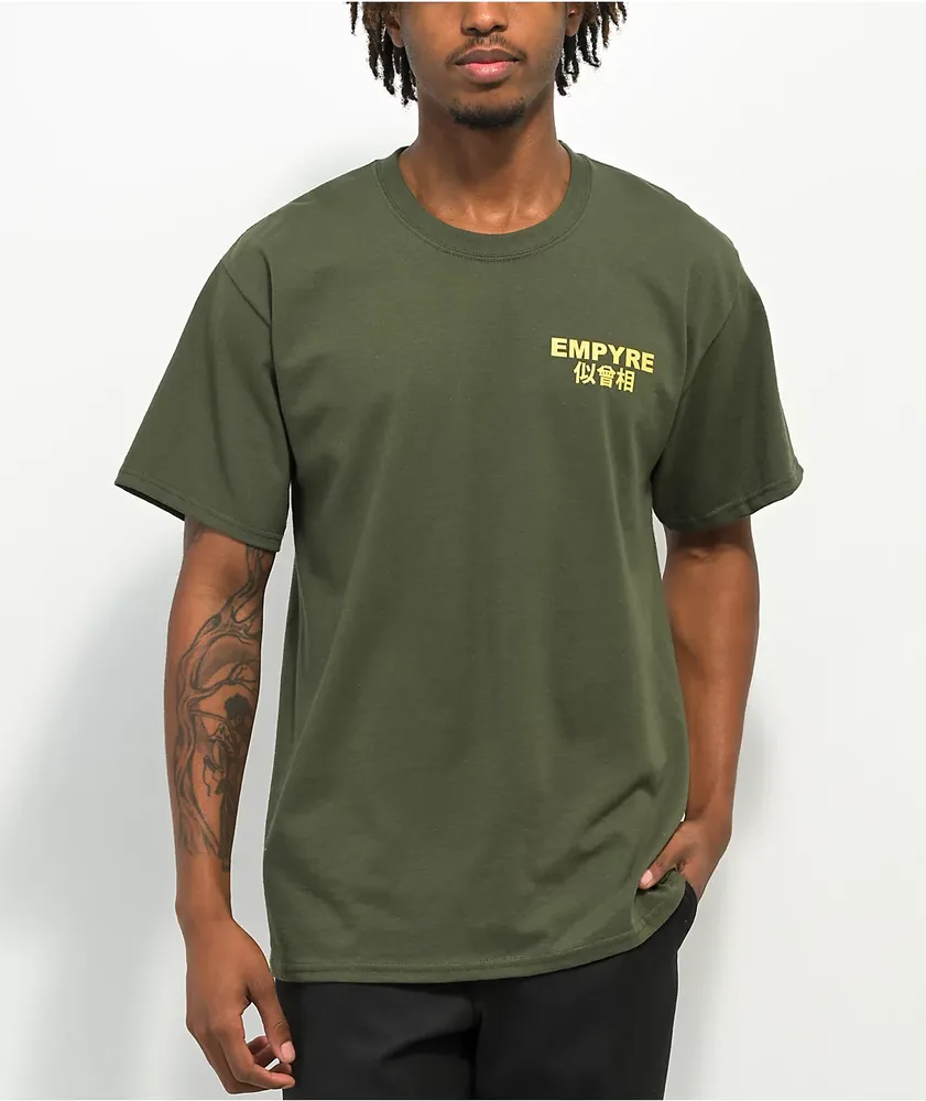 Empyre Goes Around Comes Army Green T-Shirt