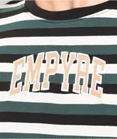 Empyre Good Sport Green, Black, & Tan Stripe T-Shirt