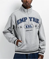 Empyre Grad Quarter Zip Grey Sweatshirt