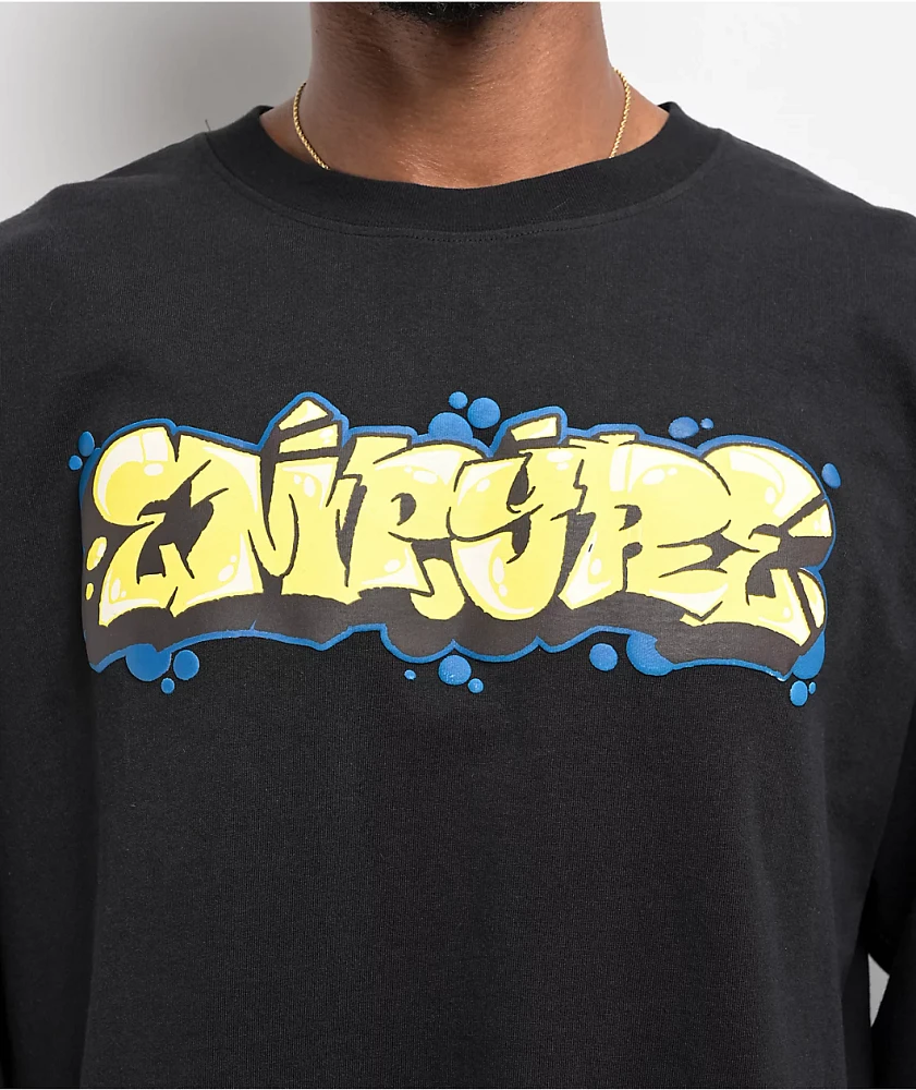 Empyre Graff Animals Black Long Sleeve T-Shirt