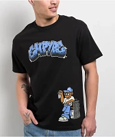 Empyre Graff Scene Black T-Shirt