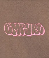 Empyre Graffiti Embroidered Brown T-Shirt