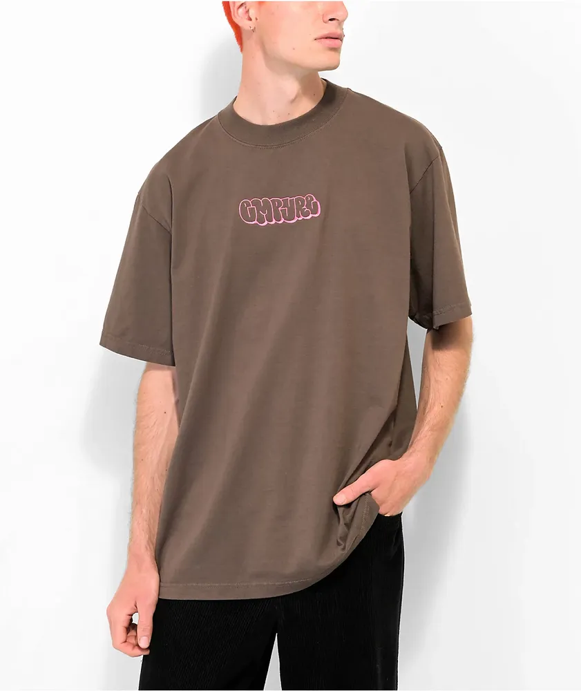 Supreme Banner Tee Brown