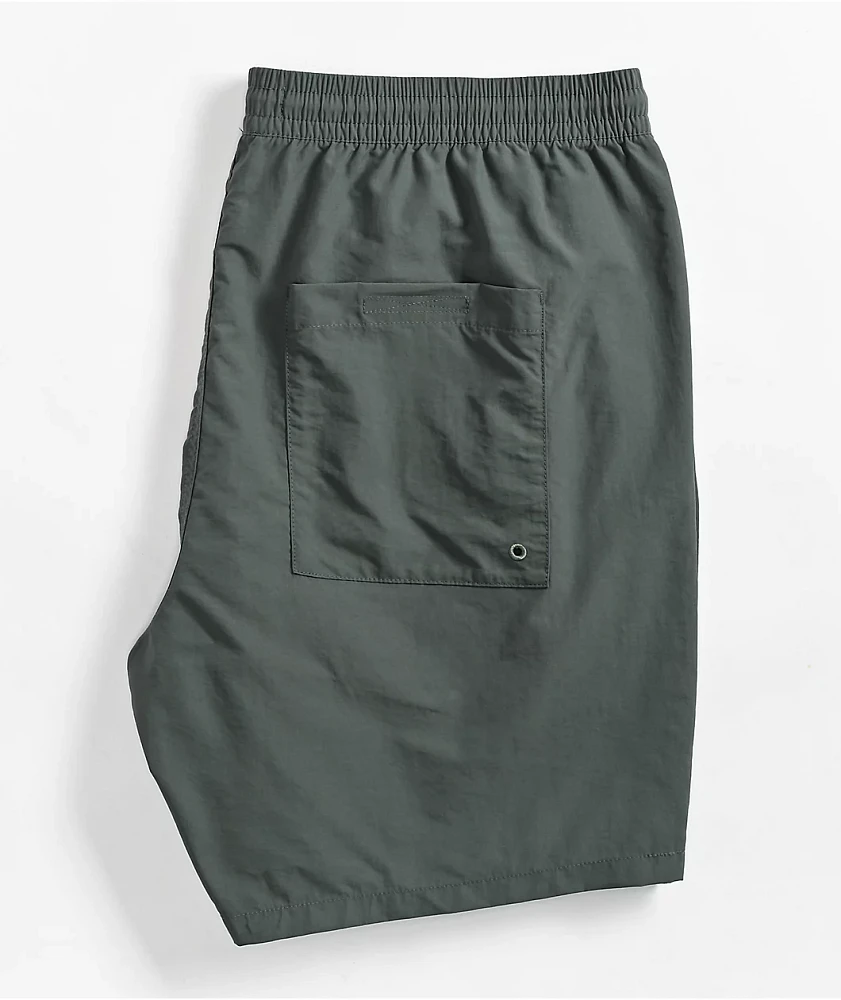 Empyre Graffiti Floater Dark Green Board Shorts